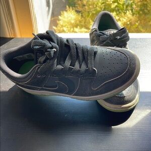 Nikes (Halloween Cauldron) Grey And Lime Green